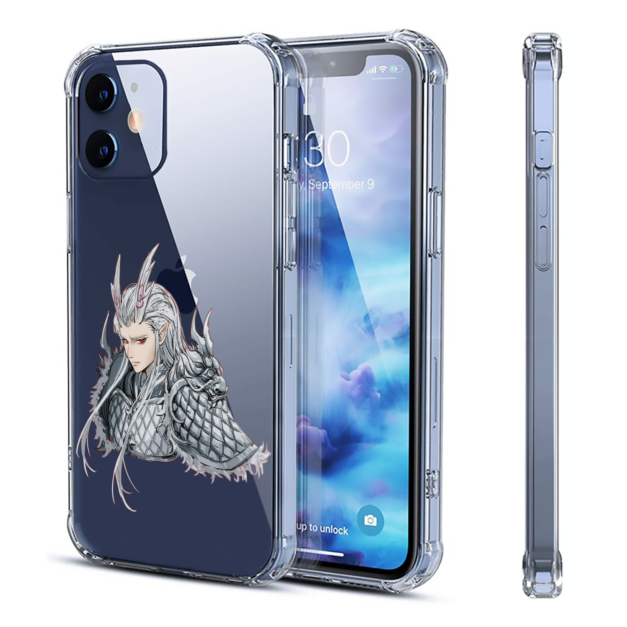 （画像用） Ne Zha 2 ナタ 魔童の大暴れ 【iPhone 12シリーズ対応】透明スマホケース（クリアソフトケース）